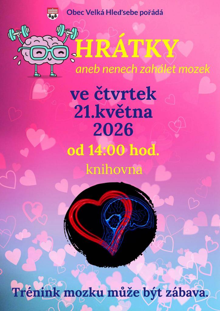 21. května 2026 od 14 hodin v obecní knihovně.