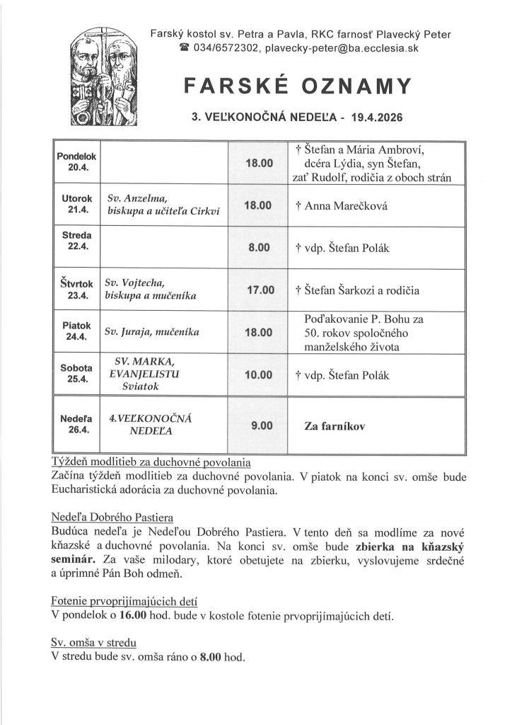 od 20.4.2026 do 26.4.2026