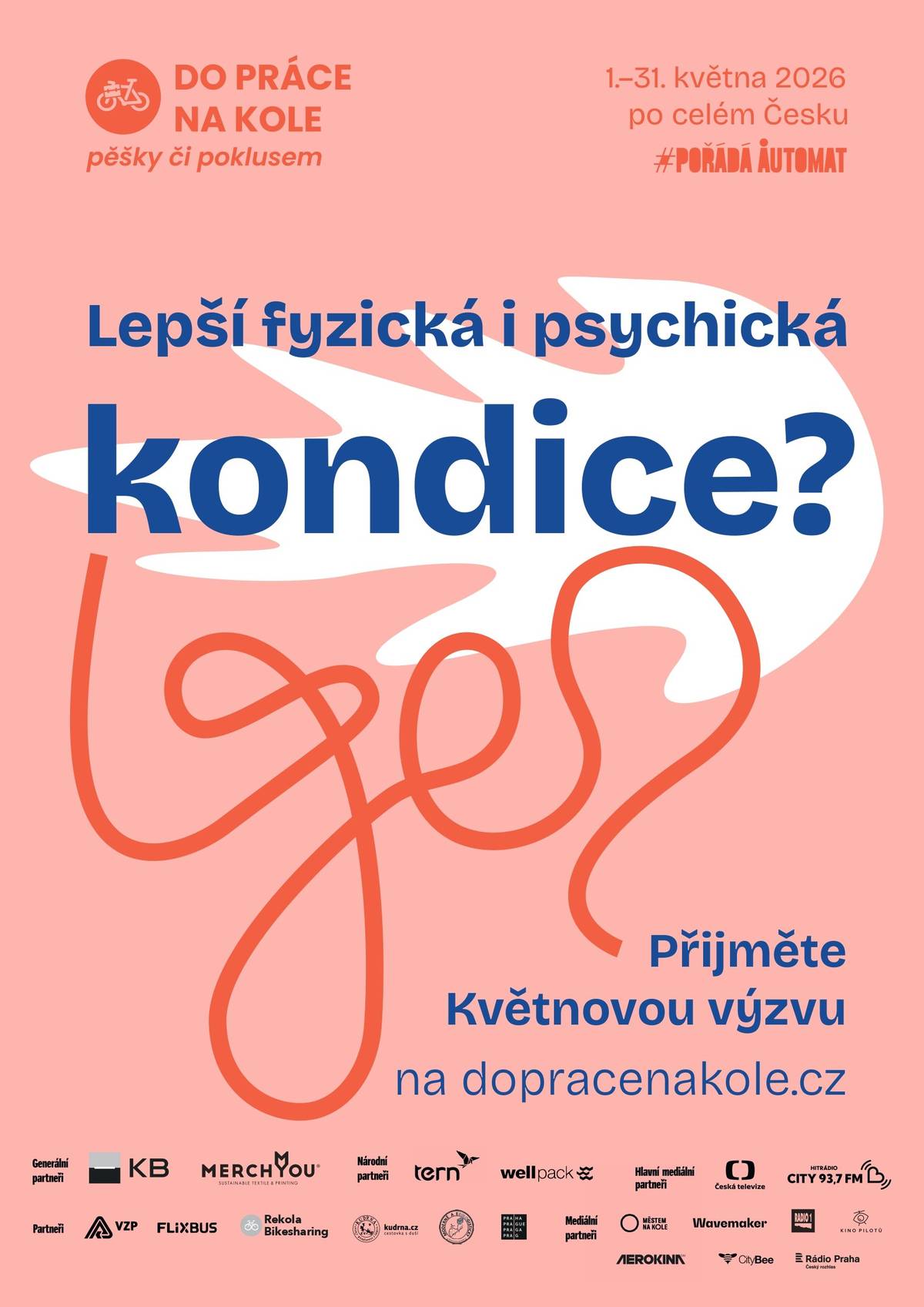 Do květnové výzvy Do práce na kole 2026 🚴♂️ se stále můžete přihlásit! S blížícím se začátkem výzvy nabízíme 25% slevu 💸 pro dosud neregistrované. Slevové kódy jsou následující:  pro účast s balíčkem: LM-KMYLAC pro účast bez balíčku: ML-ZNUBXF  Kódy lze využít v termínu od 27. 4. do 31. 5. 📅 Těšit se můžete na spoustu hodnotných cen 🎉. Hlavní cenou je jízdní kolo 🚲 značky Superior, které věnuje Kraj Vysočina, a kromě něj na vás čeká řada dalších skvělých výher . Navíc můžete využít akce, které pro účastníky výzvy připravují místní kavárny, posilovny, obchody, restaurace, apod. Seznam výher a akcí se bude průběžně doplňovat 🔄 a najdete jej zde: https://dopracenakole.cz/mesto/trebic Neváhejte a šlápněte do toho s námi! 🚴♀️🔥