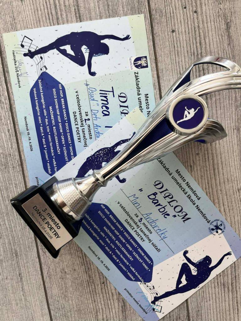 Trénerky z CCVČ Beluša a SZUŠ Ladce pripravili pre deti z tanečného krúžku Ardorella  a krúžku Bella choreografie, s ktorými úspešne reprezentovali svoje kluby aj obec Beluša na celoslovenskej súťaži v Dance Poetry v Nemšovej.