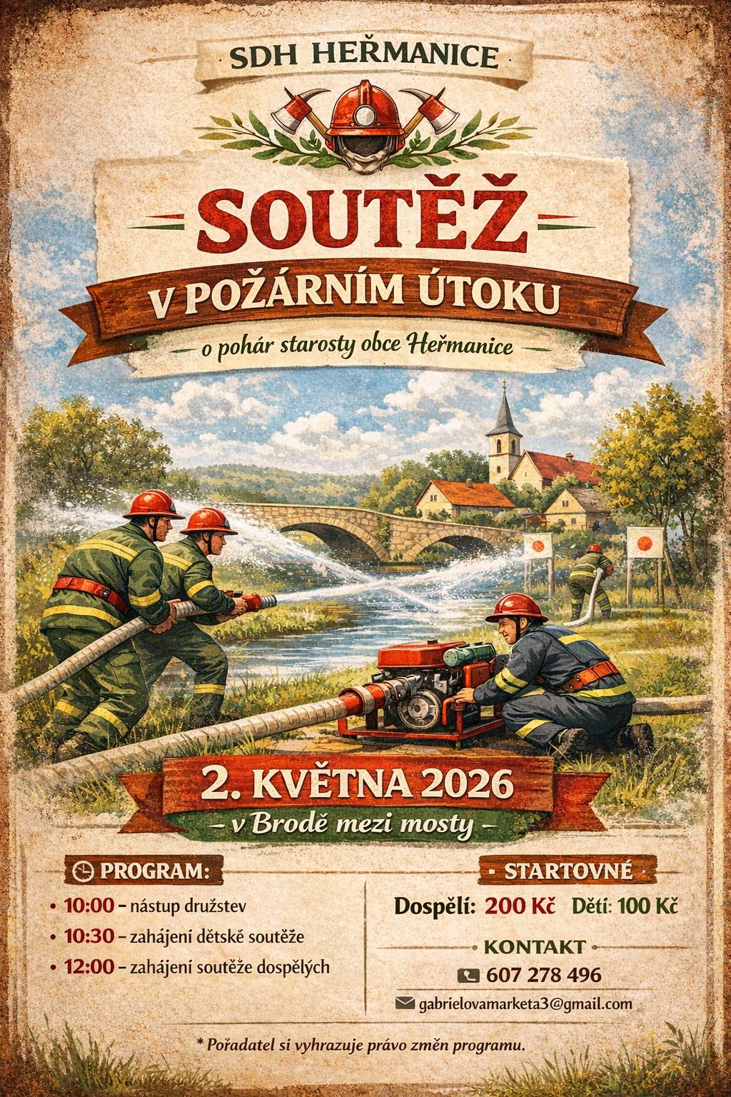 O pohár starosty obce Heřmanice