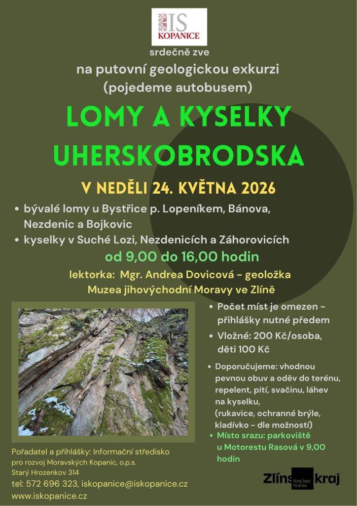 v neděli 24. května 2026 od 9:00 do 16:00 hod.