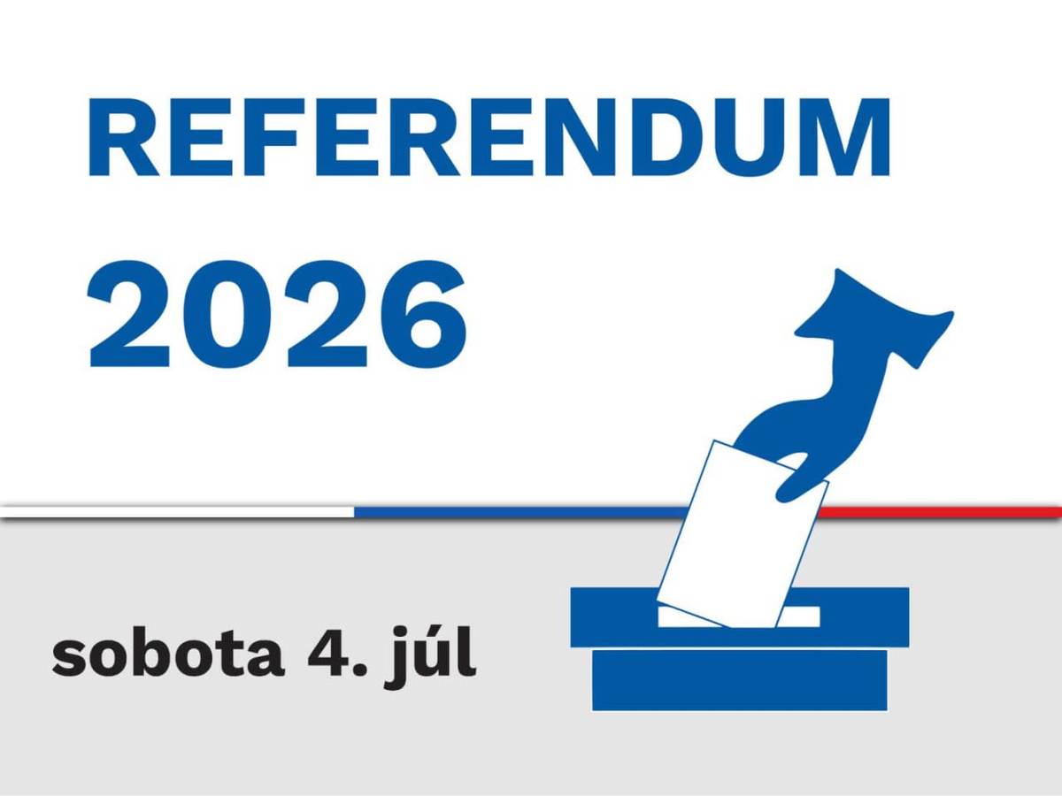 Vážení občania, informujeme vás, že prezident Slovenskej republiky rozhodnutím č. 60/2026 Z. z. zo dňa 20. apríla 2026 vyhlásil referendum a určil termín jeho konania na sobotu  4. júla 2026.