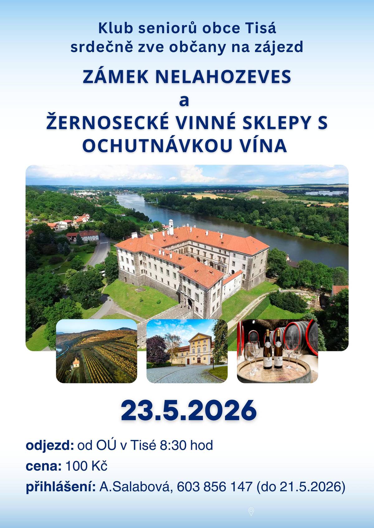 Přihlášky: Anna Salabová, tel.: 603 856 147