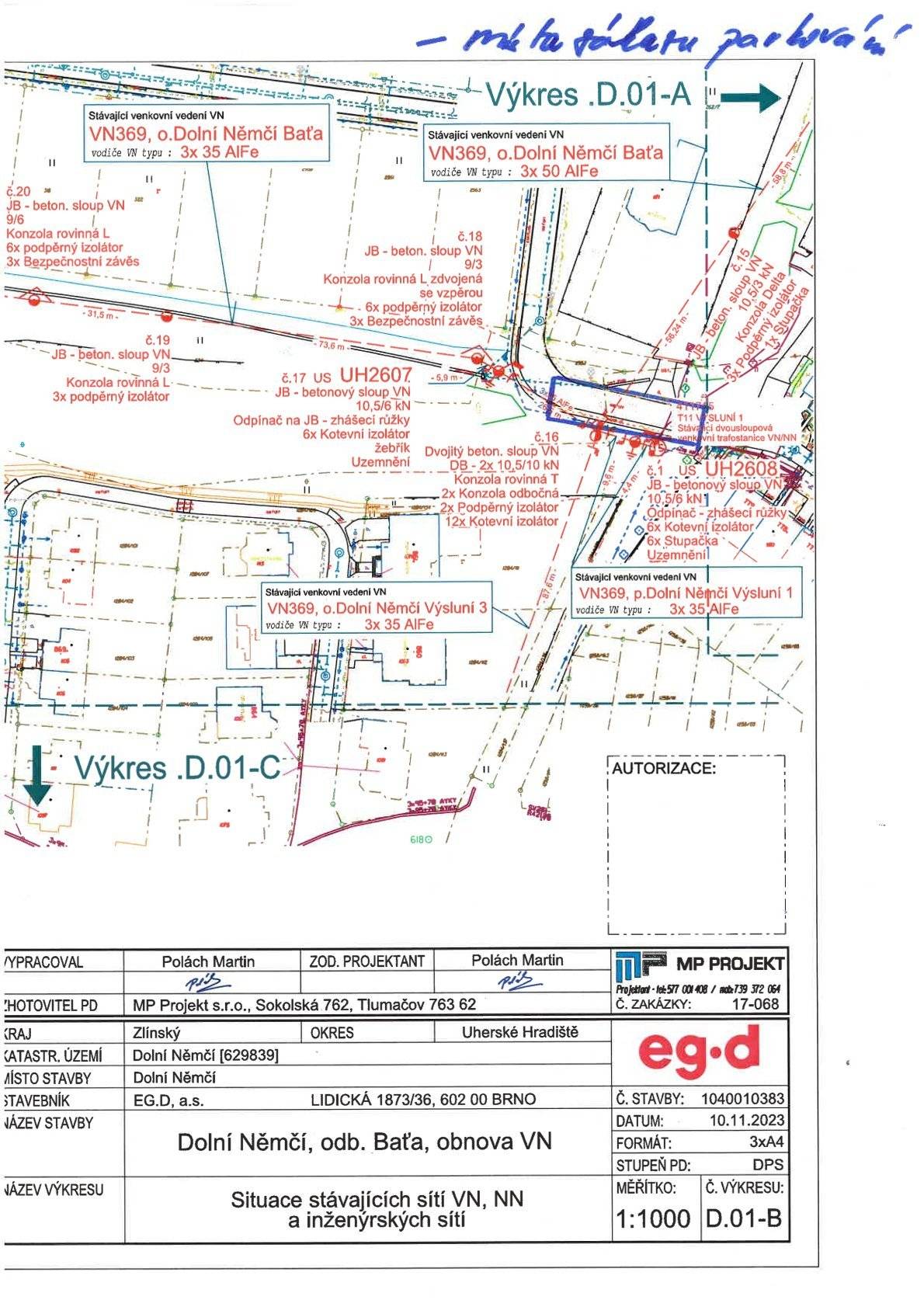Žádáme občany, aby v místech vyznačených na situacích neparkovali z důvodů výměny sloupů vysokého napětí  ve dnech 27.4. a 4.5.2026  od 7:30 do 17:00 h.   Jedná se o: - část komunikace a parčík ul. Na Výsluní I. naproti domu čp. 900 - část komunikace a proluka ul. Na Výsluní III. - proluka nad Hájkem (za zahradami ul. Na Výsluní IV.)   Na místech bude použito přechodné dopravní značení.   Děkujeme, že budete tento zákaz respektovat.