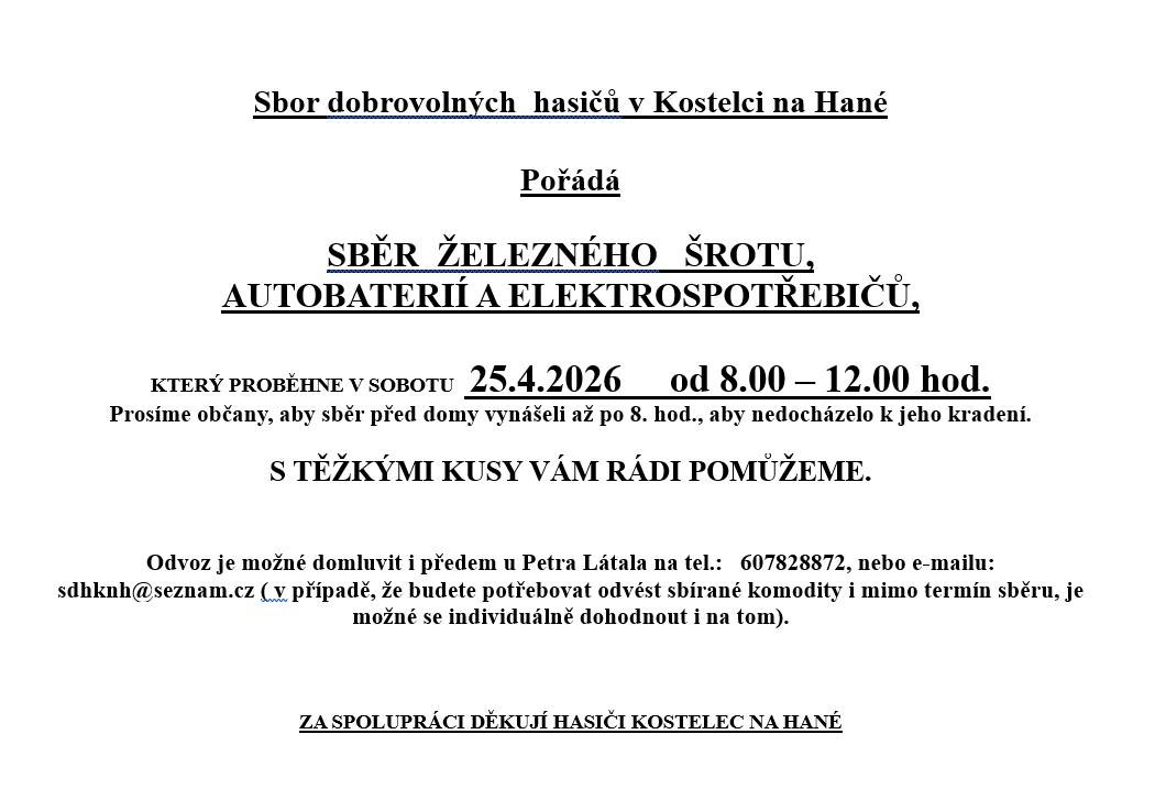 Sběr železného šrotu