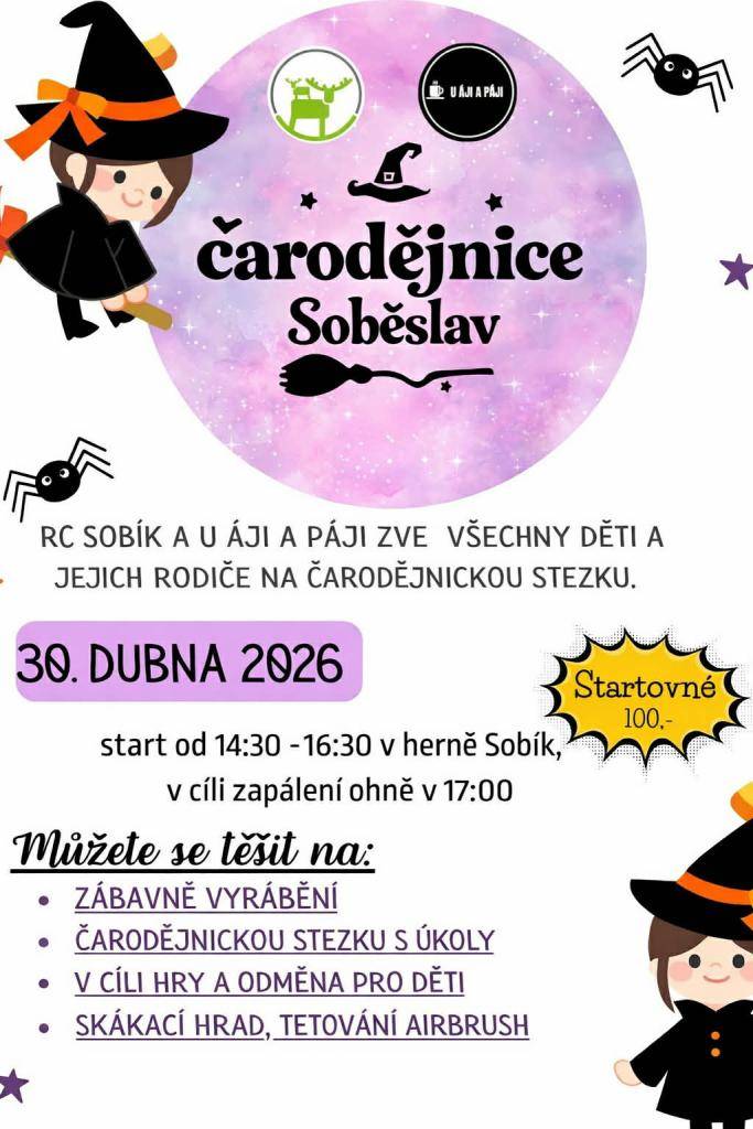 Čarodějnická stezka pro děti