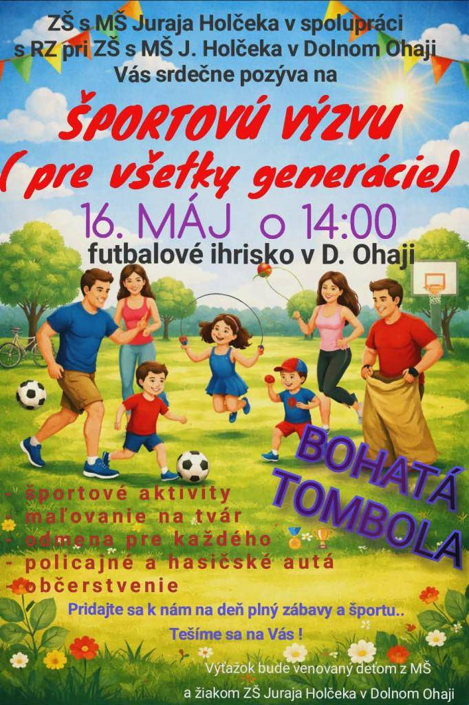Športová výzva (pre všetky generácie)