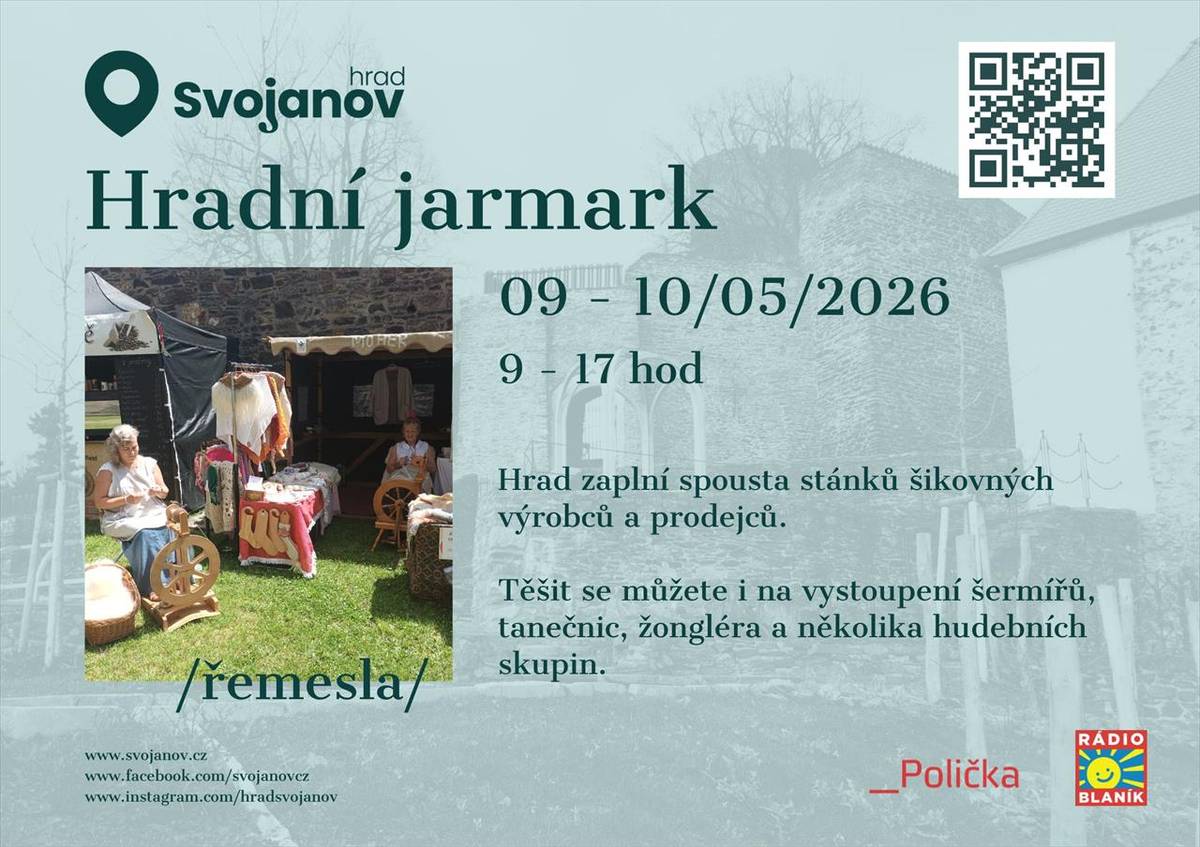 hrad Svojanov - 9.- 10. května 2026    (Kultura / Hrad Svojanov)