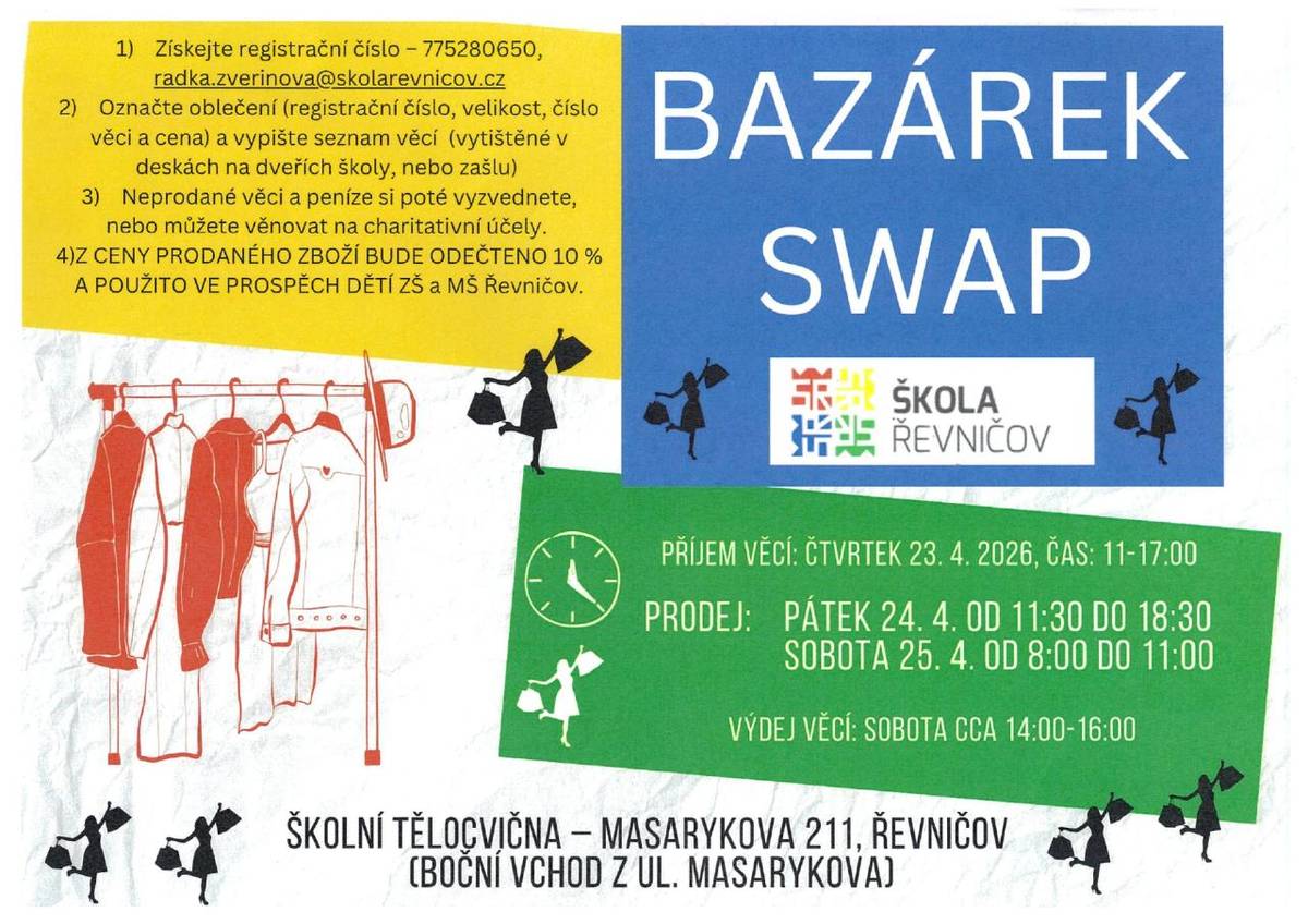 Bazárek - SWAP ZŠ Řevničov