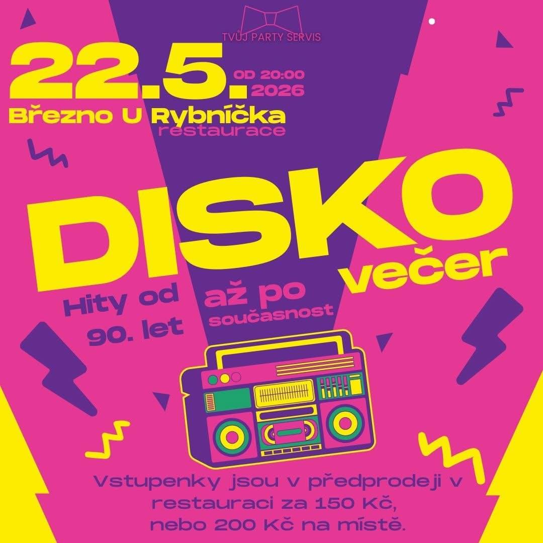 O hudební program večera se postará DJ Riky, který tě provede napříč hudebními dekádami – od ikonických hitů 90. let až po současné pecky.  🕘 Harmonogram večera: 20:00 – 21:00 → 90. léta 21:00 – 22:00 → milénium (2000s) 22:00 – 23:00 → 2010s 23:00 – 00:00 → 2020s 00:00 – 01:00 → současné hity  Přijď včas a projdi si s námi celou hudební cestu až do současnosti! 🎧✨