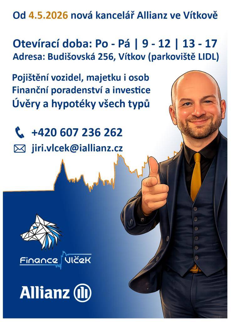 Informace o nové kanceláři pojišťovací společnosti Allianz