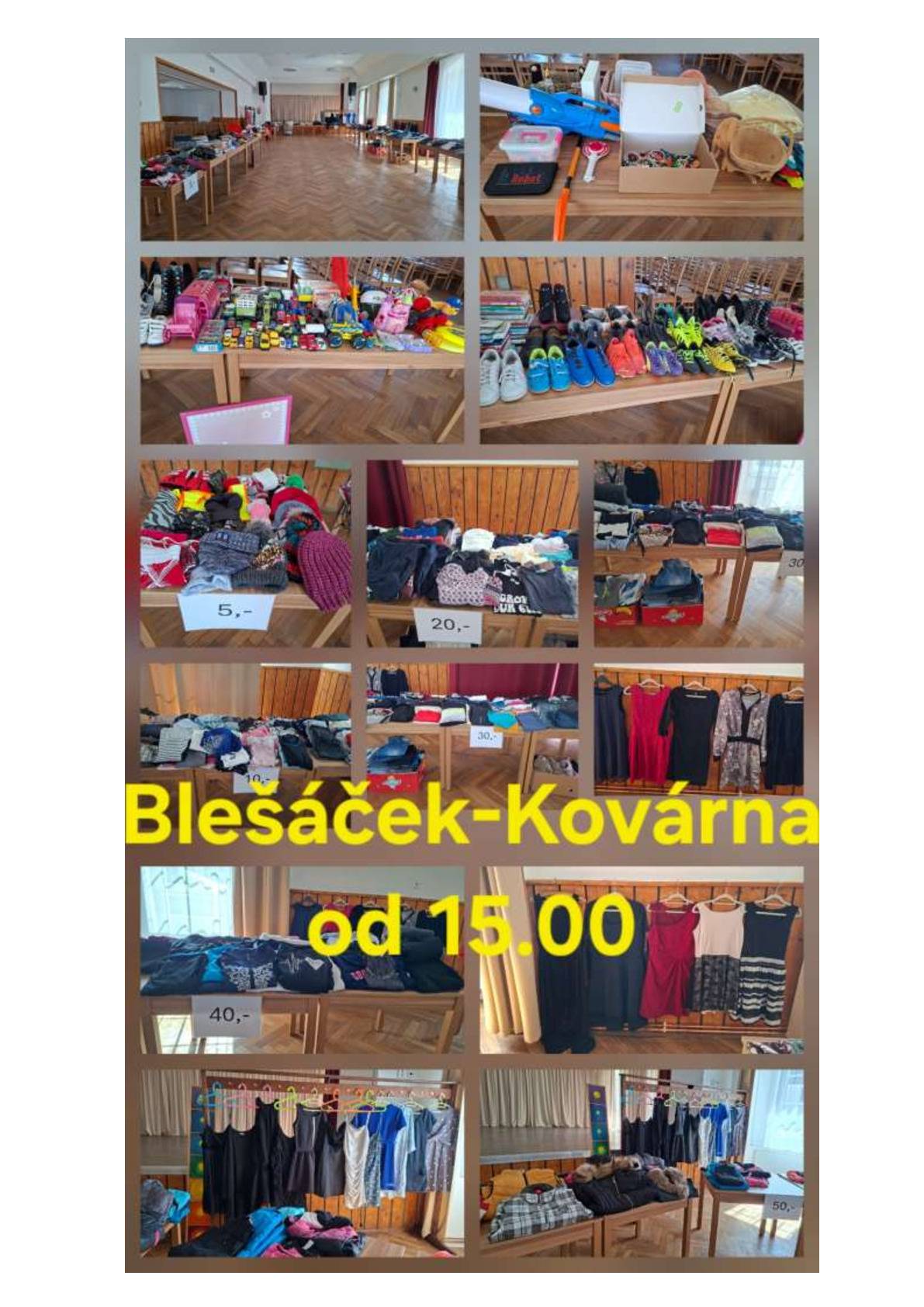 Vážení občané,   nenechte si ujít dnešní Blešáček na Besedě.