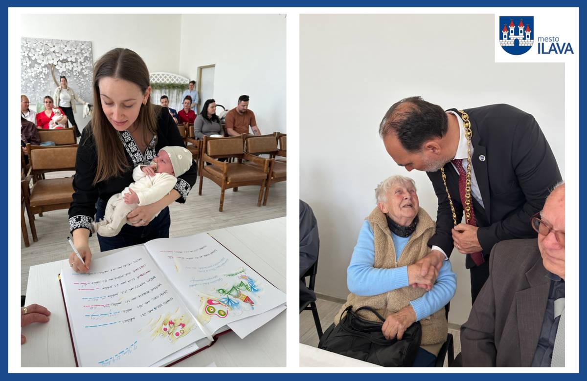V stredu 22. apríla sme v obradnej sieni mesta privítali novonarodené deti a zároveň sme si uctili jubilantov.