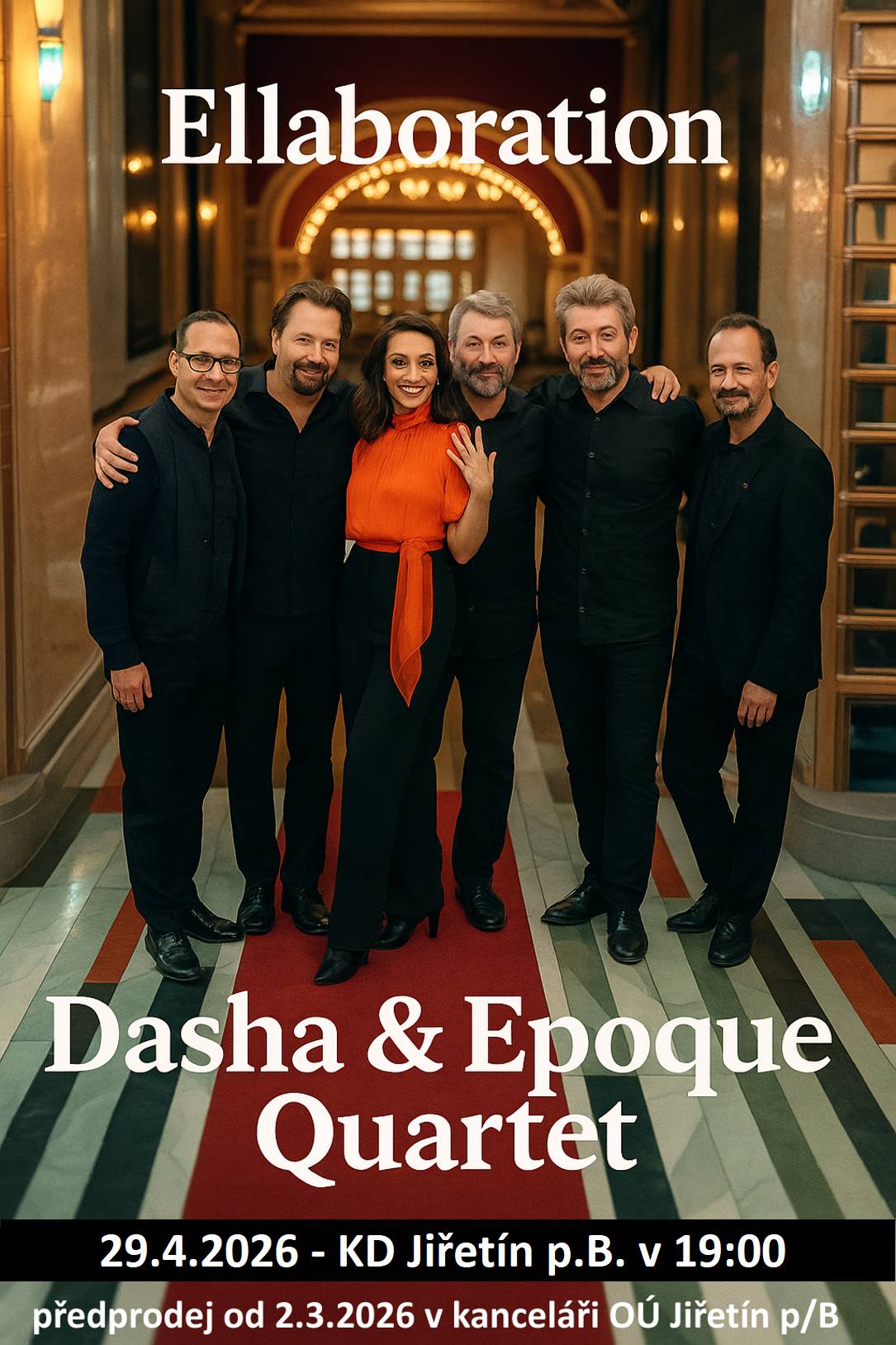 K dispozici jsou poslední volné lístky na koncert Dashi, tak neváhejte 🙂 Koncert se koná 29. 4. od 19:00. Rezervace vstupenek: 728 761 585