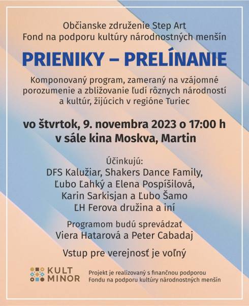 POZVÁNKA: PRIENIKY – PRELÍNANIE