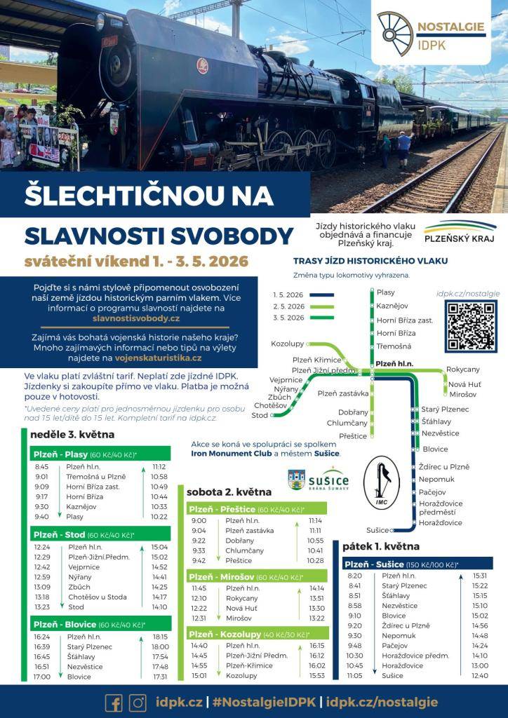 Sváteční víkend 1.-3.5.2026