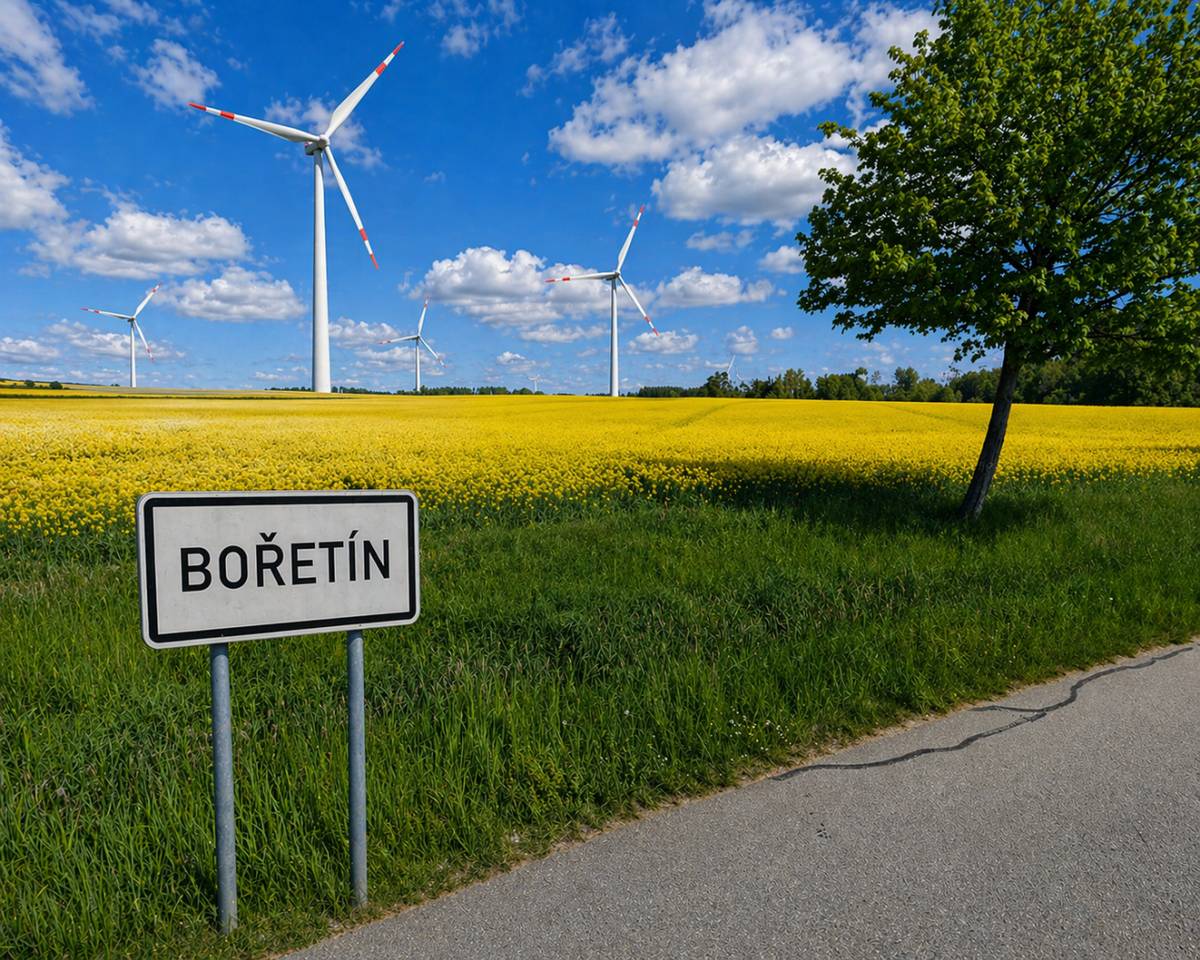 Stát připravuje Změnu č. 2 Územního rozvojového plánu, ve které navrhuje tzv. akcelerační zóny pro výstavbu větrných elektráren. Jedna z nich — AOV72 Mackův kopec — zasahuje přímo do katastrálních území obcí Bořetín, Zahrádky, Popelín a Panské Dubenky.