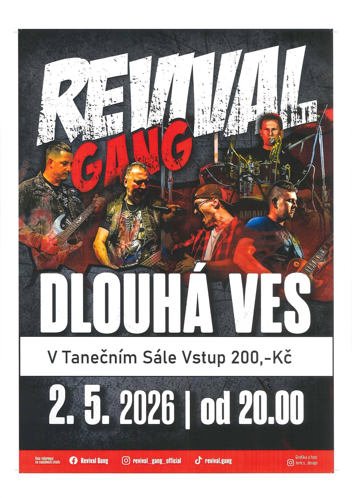 Pozvánka na Májku 30.4.2026 od 18:00 tradičně u Hasičárny a 2.5.2026 Pouťová zábava. Přijďte se pobavit a užít si s přáteli.