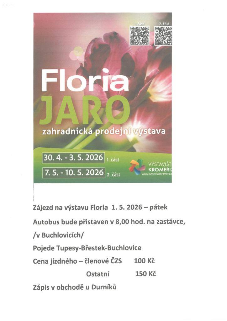 - v pátek 1.5.2026