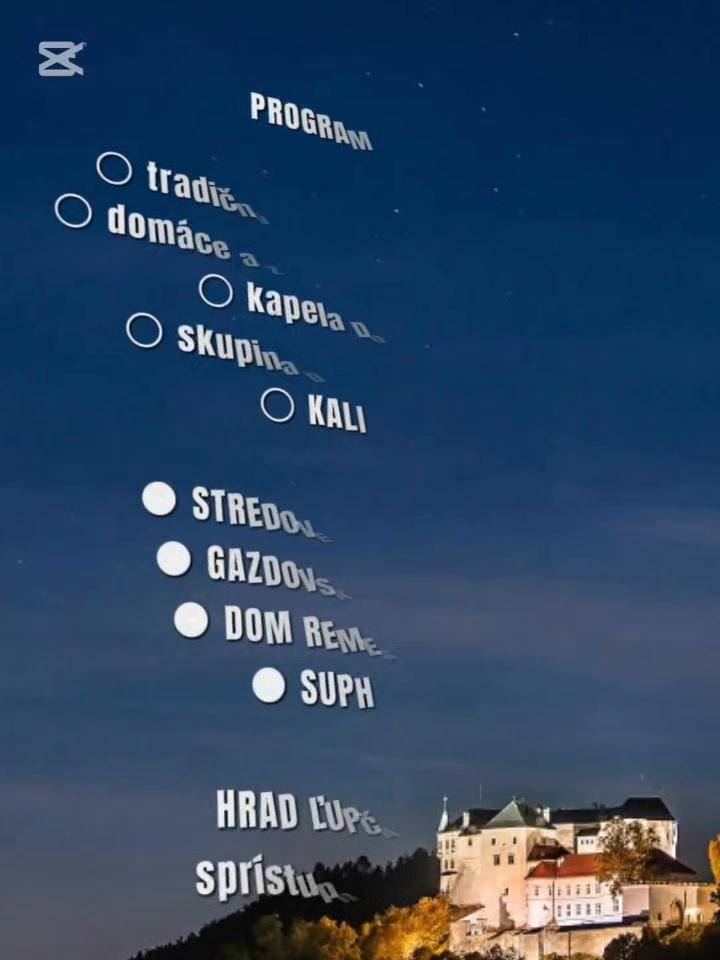 TURÍČNY JARMOK 2026 Pozývame Vás na XXIII. ročník nášho najväčšieho tradičného podujatia. Remeselný jarmok aj tento rok prináša pre Vás bohatý program. TEŠÍME SA NA VÁS. hr ukázať príspevok na a href="https://www.facebook.com/reel/1022140303577424/"b style="color: blue;"Facebook Obec Slovenská Ľupča/b/a img src="https://data.slovenskalupca.sk/_pocitadlo_titulka.php?id=5bfc3ca4dd84156c787818bfeec6ce38"