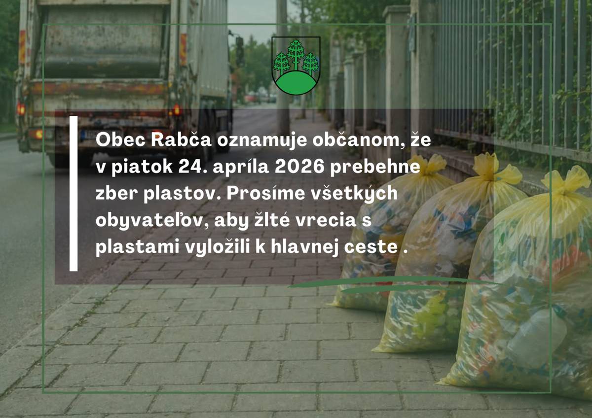 Zber plastov (piatok 24. 4. 2026)