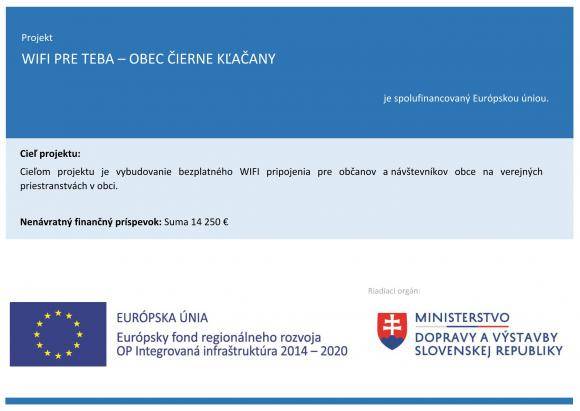 Oznámenie o realizácii projektu