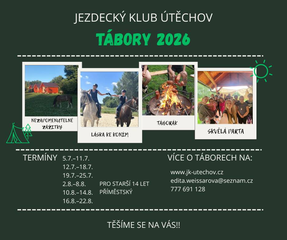Jezdecký klub Útěchov nabízí: