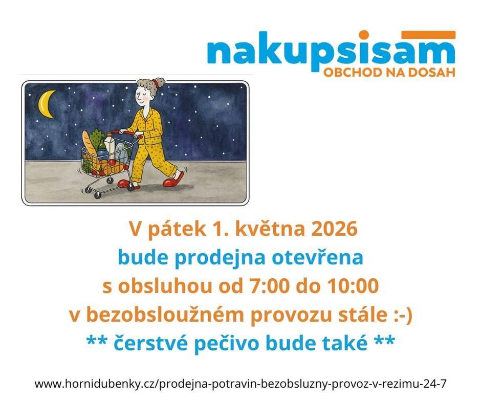 a myslete třeba také na objednávky pečiva a buřtů na pálení čarodějnic :-)