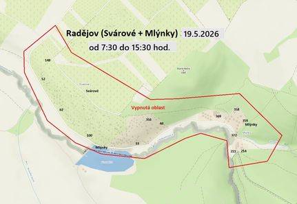 Z důvodu plánovaných prací na zařízení distribuční soustavy - rekonstrukcí, oprav, údržbových a revizních prací - bude přerušena dodávka elektrické energie: Odstávka číslo: 260175552 Dne 19.05.2026 od 07:30 do 15:30 Vypnutá oblast: Strážnice,TS Přehrada a TS Mlýnky - Lokalita okolo vodní nádrže Mlýnky (Kostolnica) ze strany od Svárového a Sudoměřického potoka a lokalita Mlýnky. EG.D, s.r.o., jako provozovatel distribuční soustavy je k provedení tohoto nezbytného kroku oprávněna na základě ustanovení § 25 odst. (3) písmeno c) bod 5 zákona č. 458/2000 Sb. ve znění pozdějších předpisů (energetický zákon). Žádáme odběratele el.energie o pochopení pro toto nezbytné omezení. Upozornění: V době přerušení dodávky elektřiny je nutné z důvodu bezpečnosti považovat energetické zařízení za zařízení pod napětím. Případné použití vlastního náhradního zdroje v době přerušení dodávky elektřiny je nutné předem vždy projednat se společností EG.D, s.r.o. Pro případné další informace volejte Nonstop linku EG.D 800 22 55 77 nebo navštivte www.egd.cz, kde najdete další informace o přerušení dodávek elektřiny. Děkujeme za pochopení.