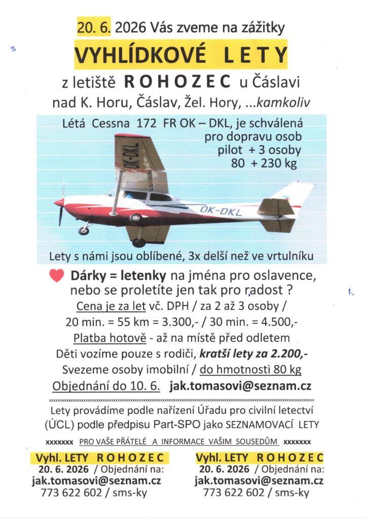 letiště ROHOZEC u Čáslavi
