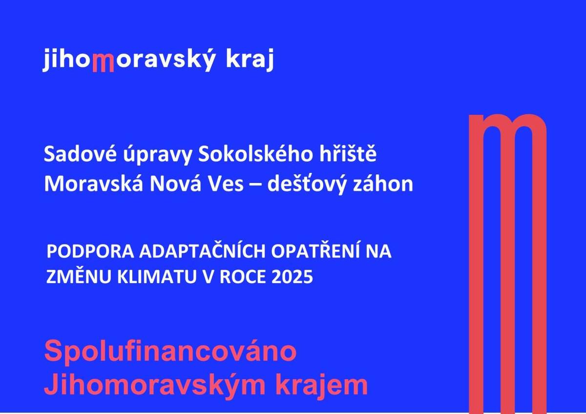 Sadové úpravy sokolského hřiště - dešťový záho
