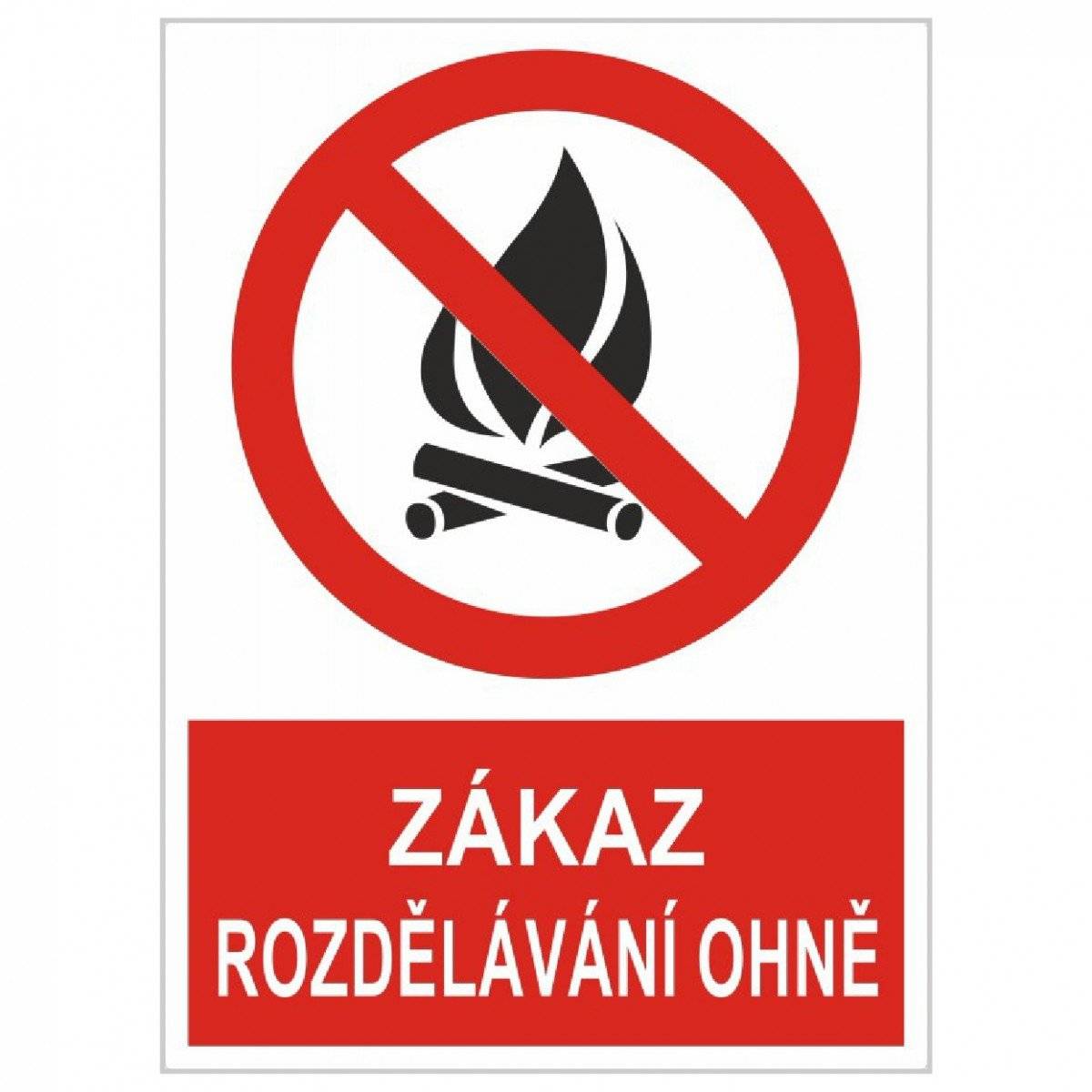 Z důvodu sucha a větrného počasí je zákaz rozdělávání ohně v lese a v jeho blízkosti.