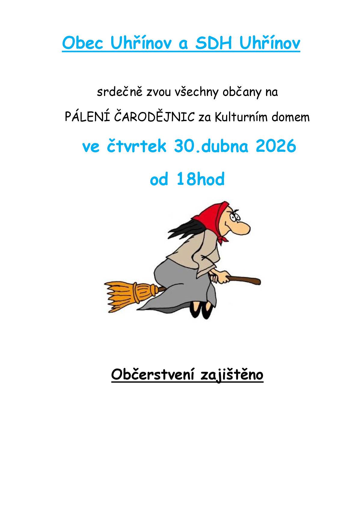 30.4.2026 za KD Uhřínov