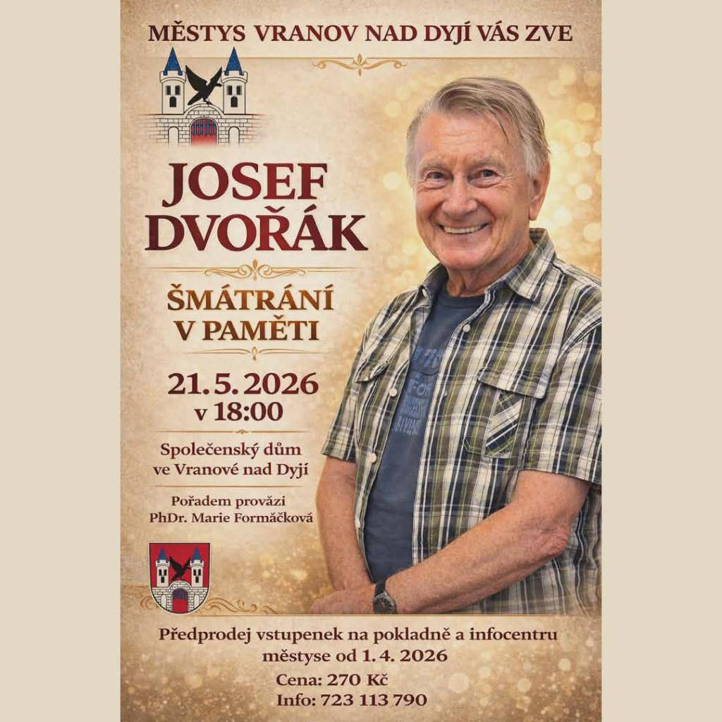 Josef Dvořák - Městys Vranov n/Dyjí