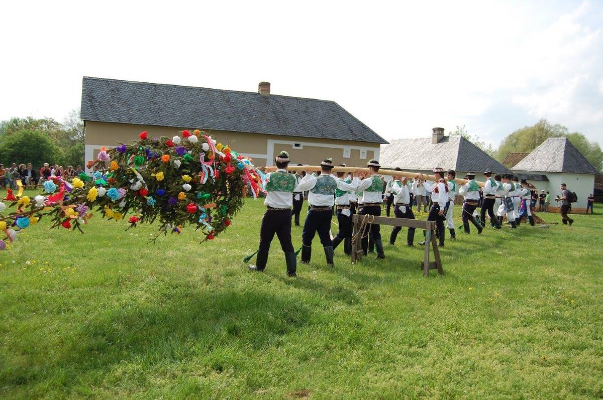 Národní ústav lidové kultury Vás srdečně zve v pátek 1. května do Skanzenu Strážnice na zahájení návštěvní sezóny „Stavěním máje“. O její nazdobení, postavení a následná vystoupení na pódiu se postarají strážnických folklorních souborů Fěrtúšek, Děmižón a Žerotín.  Program od 14 do 17 hodin.