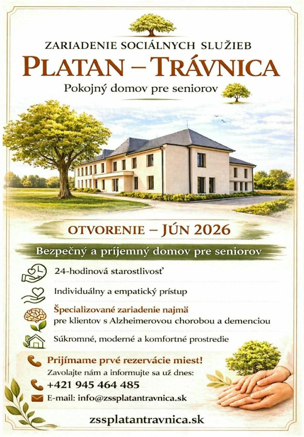 PLATAN - Trávnica/otvorenie