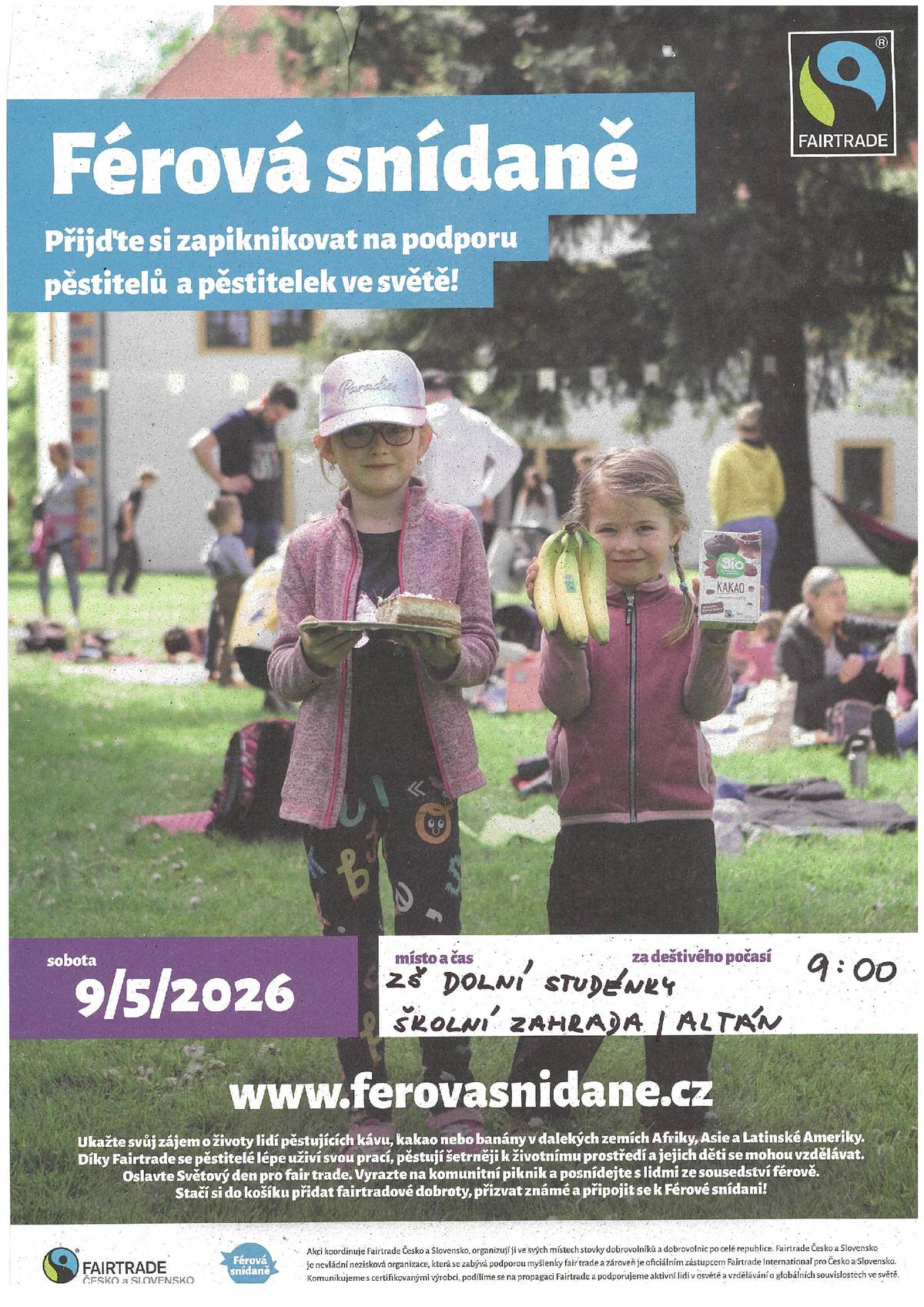 Přijďte si zapiknikovat na podporu pěstitelů a pěstitelek ve světě.