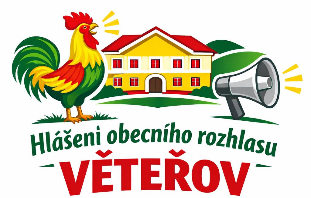 OPRAVA KANALIZACE  OPRAVA VEŘEJNÉHO ROZHLASU  PRODEJ ZELENINY – JUVITA  PÁLENÍ ČARODĚJNIC NA OSKERUŠÁKU  OCHUTNÁVKA VÍN VE VĚTEŘOVĚ  VÝZVA PRO KUCHAŘKY A KUCHAŘE  FOTBALOVÉ UTKÁNÍ – TJ SOKOL VĚTEŘOV