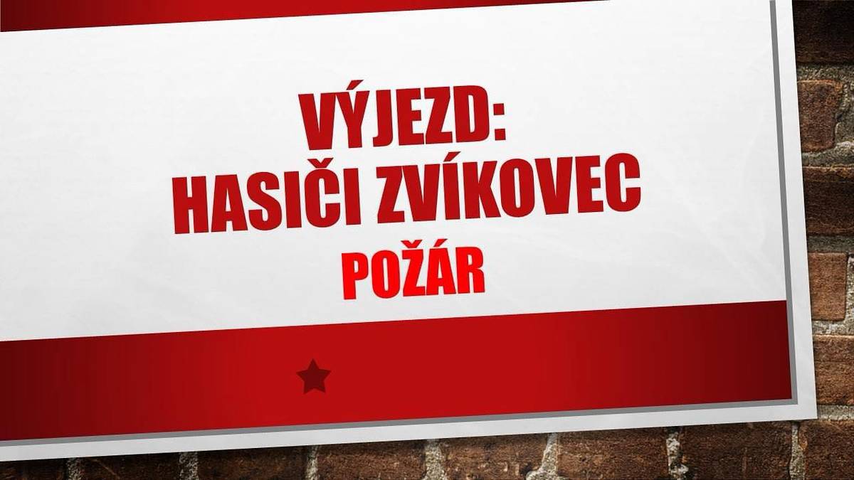 Dne 24. ledna 2026, krátce po poledni, vznikl požár v podkroví zahradní kůlny v Rousínově, části obce Slabce.