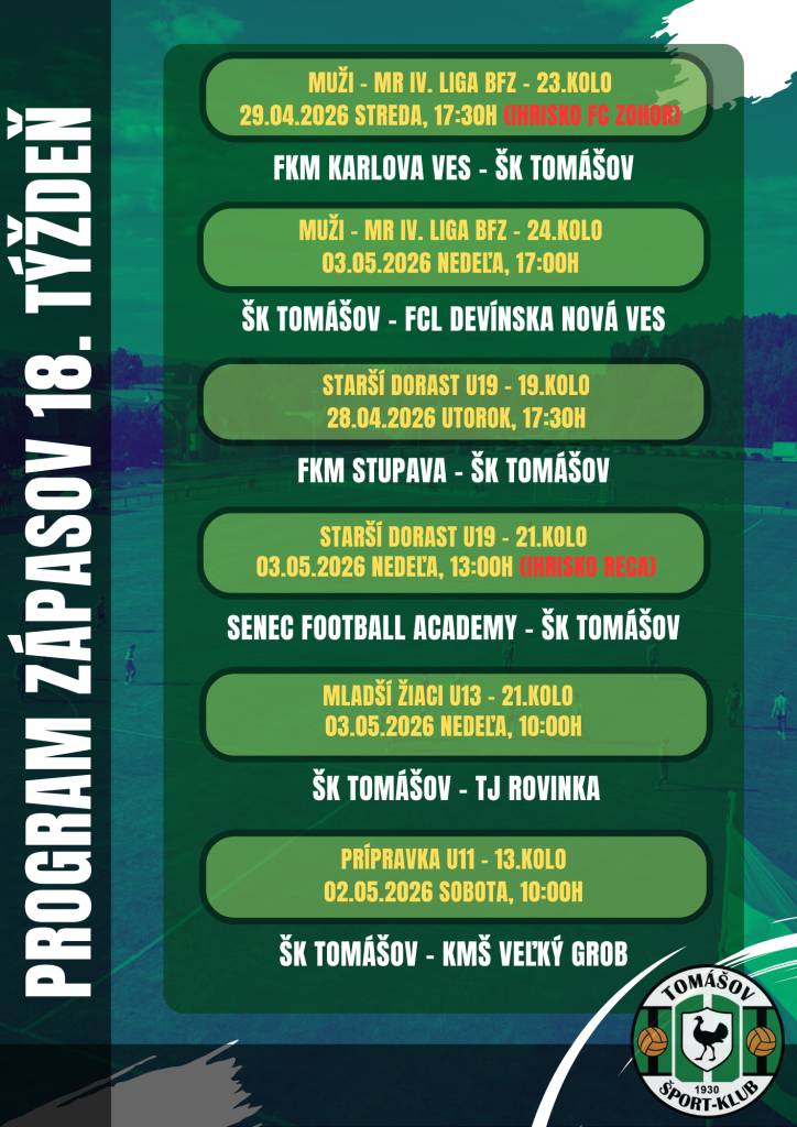 18. týždeň