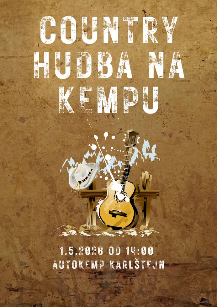 Country hudba na kempu 1.5.2026