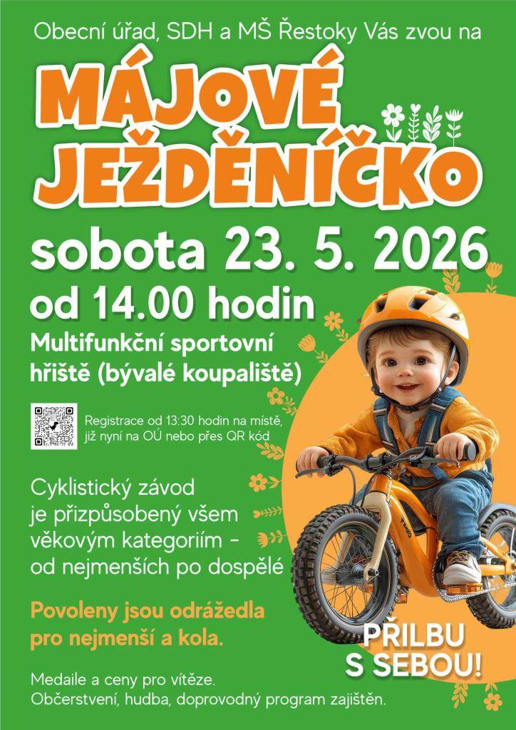 Sobota 23.5.2026 od 14:00 hodin, Multifunkční sportovní hřiště (bývalé koupaliště)