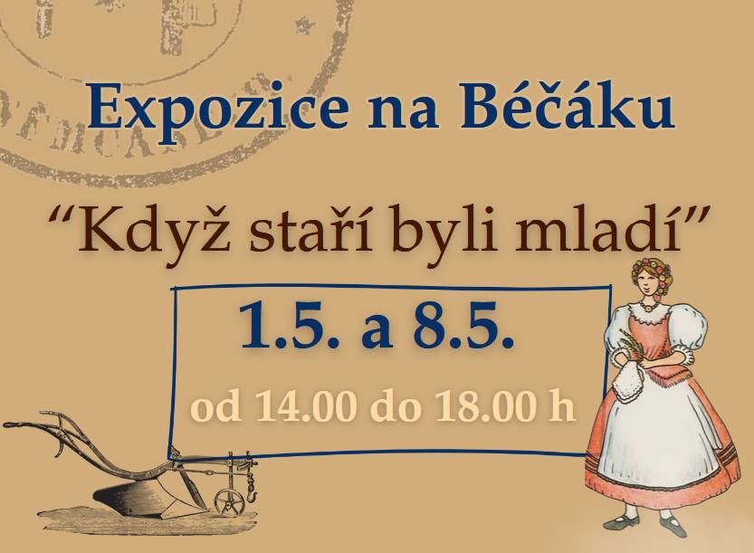 Klub přátel historie obce Němčany oznamuje, že ve dnech státních svátků 1.5. a 8.5. bude otevřená expozice na béčáku "Když staří byli mladí" od 14.00 do 18.00 hod.  Těšíme se na vaši návštěvu.