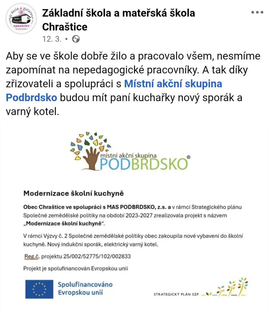 Základní škola a mateřská škola Chraštice