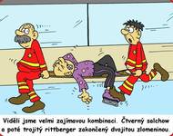 Nebezpečná sestava při krasobruslení