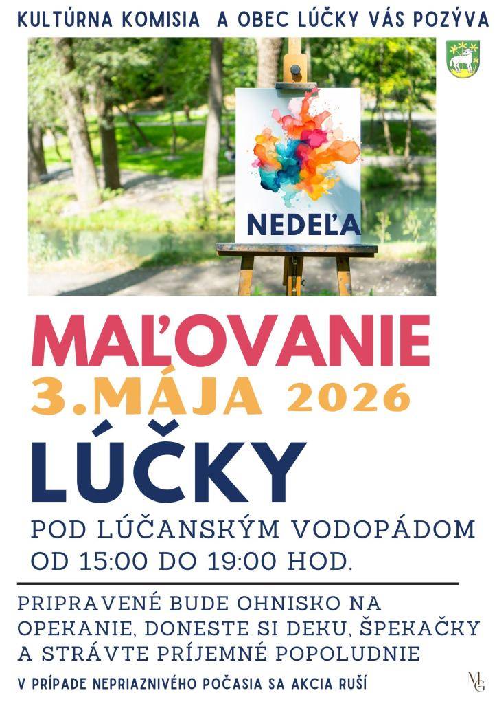 Maľovanie pod Lúčanským vodopádom 03.05.2026.