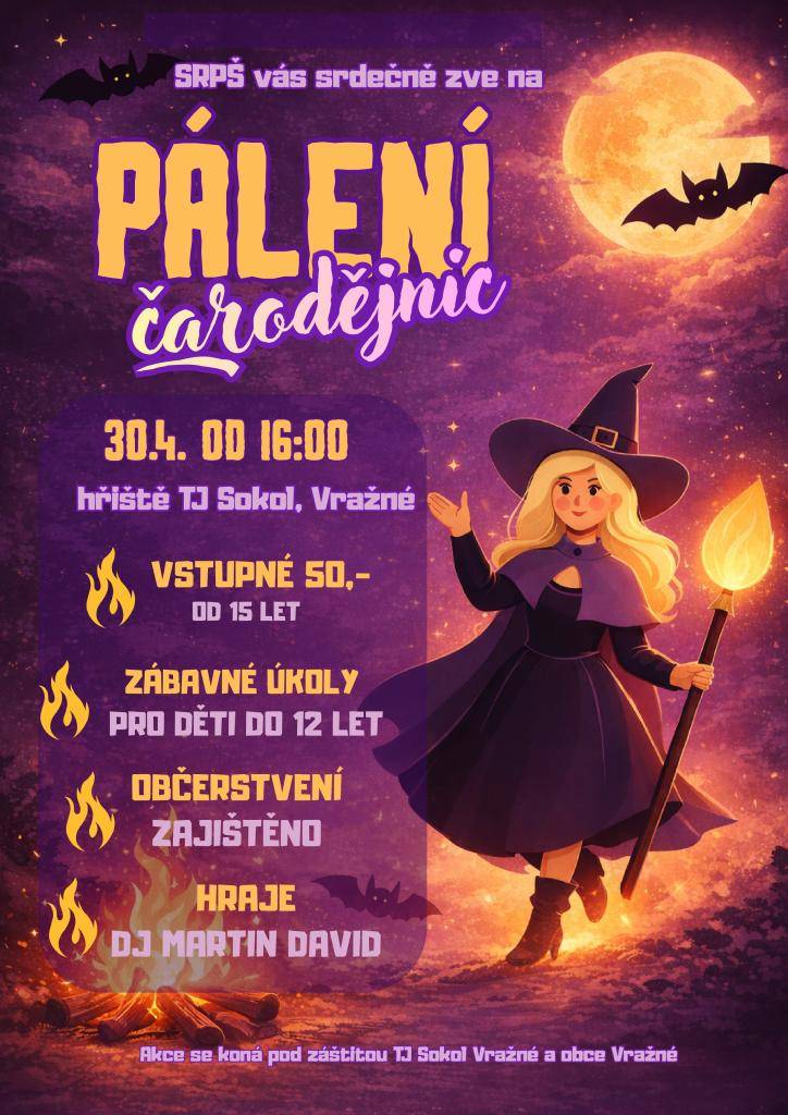 Nikol Drůbež  Pozvánka na Pálení čarodějnic