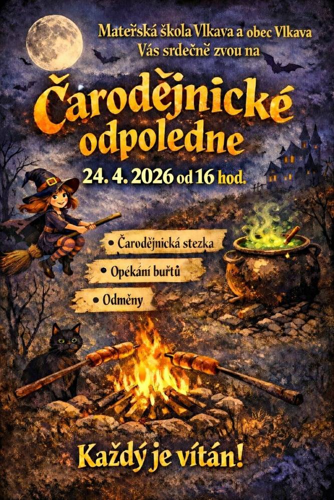 Již zítra se v Čachovicích uskuteční pálení čarodějnic. Akce začíná v 16:00 na sokolském hřišti.  Pro děti bude připraven bohatý program – skákací hrad, soutěže, kouzelník i tvořivá dílnička.  Večerní program zahájí v 18:00 kapela Region, která bude hrát až do půlnoci. Od 0:30 do 3:00 naváže DJ.