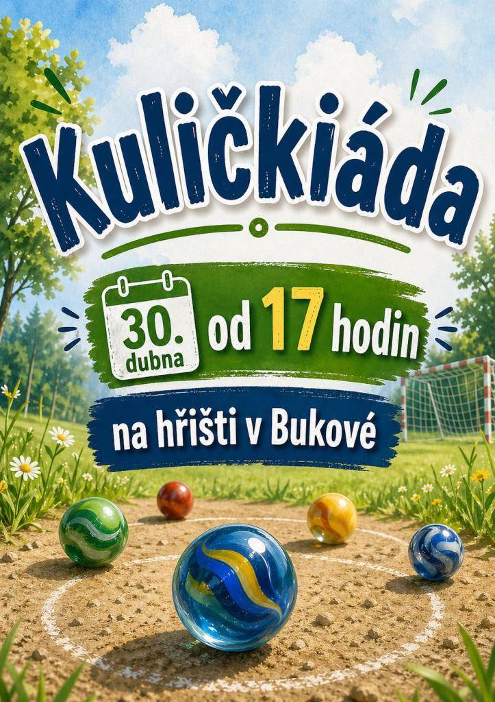 SDH Buková zve děti na kuličkiádu